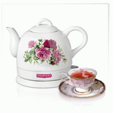 Чайник керамический электрический Comfort TC-801 «Чайная роза»